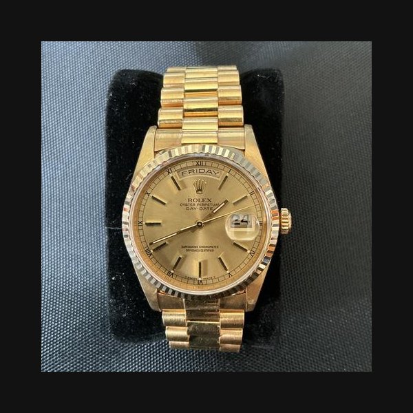 Rolex Day-Date36 Pre-owned by CA Supreme Court Justice. Ref. 18238