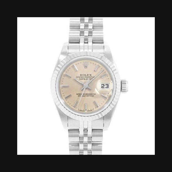 Rolex Lady-Datejust26 69174 Silver Steel Jubilee Ladies Watch Papers 1995