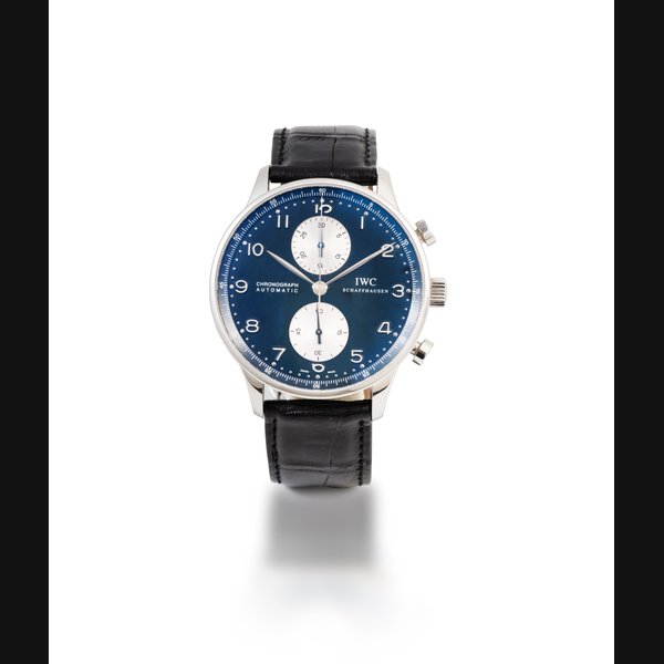 IWC Portugieser, Ref. 3714     Chronograph bracelet en acier |  Stainless steel chronograph wristwatch    Vers 2005 |  Circa 2005