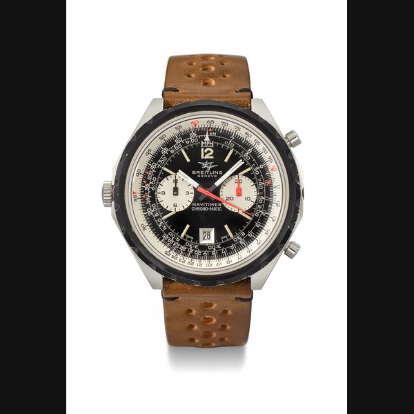 BREITLING, STAINLESS STEEL NAVITIMER CHRONO-MATIC CHRONOGRAPH WRISTWATCH, REF. 1806 CASE NO. 1’253’379