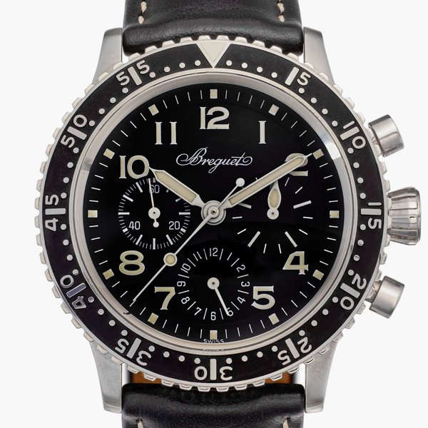 Breguet Reference 3803ST/92/3W6 Type XX Aeronavale | A limited edition stainless steel automatic flyback chronograph wristwatch, Circa 2010