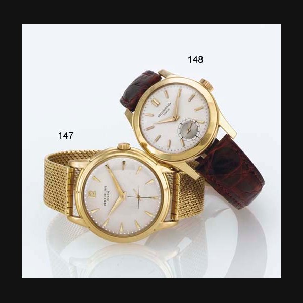 PATEK PHILIPPE. AN 18K GOLD AUTOMATIC WRISTWATCH WITH GAY FRERES BRACELET SIGNED PATEK PHILIPPE, GENEVE, MOVEMENT NO. 763709, CASE NO. 695417, REF. 2551, MANUFACTURED IN 1956