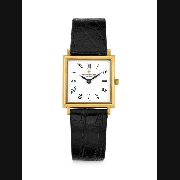 Vacheron Constantin VACHERON CONSTANTIN. AN 18K GOLD SQUARE WRISTWATCH REF. 33085, CASE NO. 574'478, MANUFACTURED IN 1986