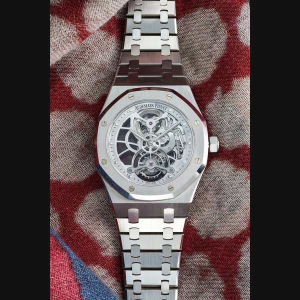 Audemars Piguet Audemars Piguet Ref. 26518ST Royal Oak Tourbillon Extra-Thin Openworked