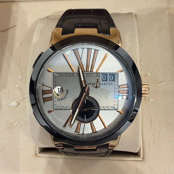 Ulysse Nardin Executive Dual Time 43 Rose Gold · 246-00-3/42