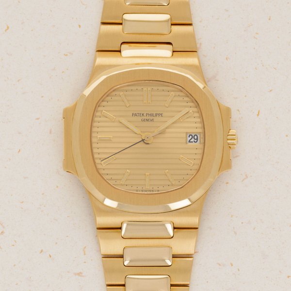Patek Philippe Patek Philippe Nautilus 3800/001 18k YG Box and Papers Owned by George Benson
