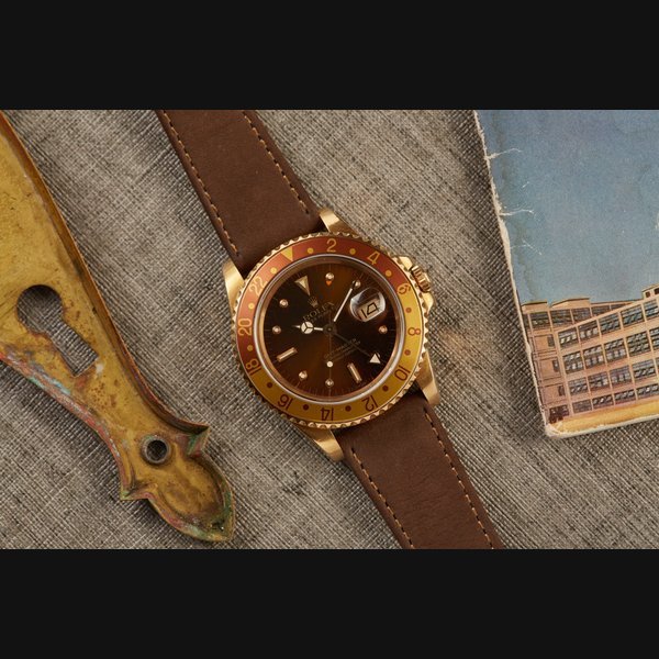 Rolex Rolex 18k GMT Master Rootbeer