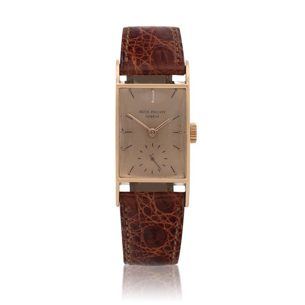 Patek Philippe Ref. 1445/1  Pink gold wristwatch  Circa 1950