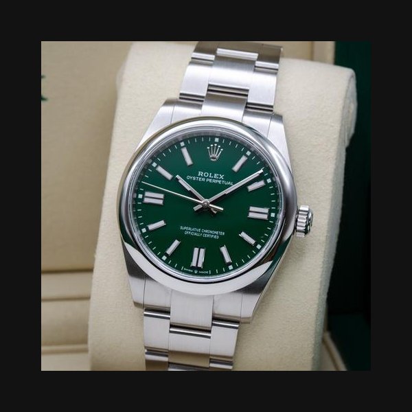 Rolex Rolex Oyster Perpetual41mm Green Dial 2025 Full Set 134300