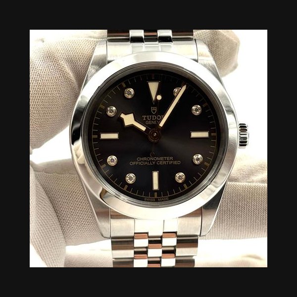 Tudor Black Bay39mm Black Anthracite Diamond Dial Jubilee Bracelet 79660 Box & Papers 2024 Ref. M79660-0004