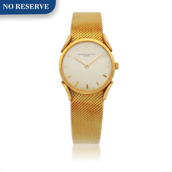 Vacheron Constantin REF 6460 YELLOW GOLD WRISTWATCH WITH FANCY LUGS AND GAY FRERES BRACELET CIRCA 1965 · 6460