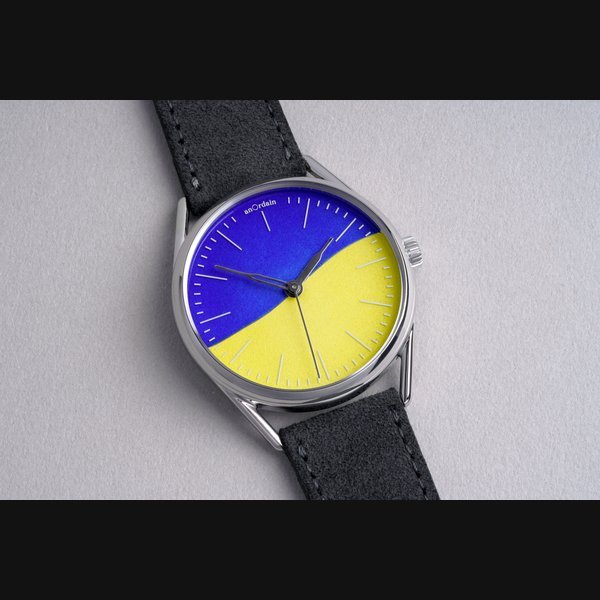anOrdain Model 3 with Unique Dial for #WatchFamforUkraine · N/A