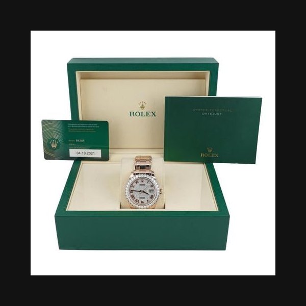 Rolex Pearlmaster86285 Datejust Pearlmaster 39mm Diamond Bezel Paved Dial Box & Papers 2021