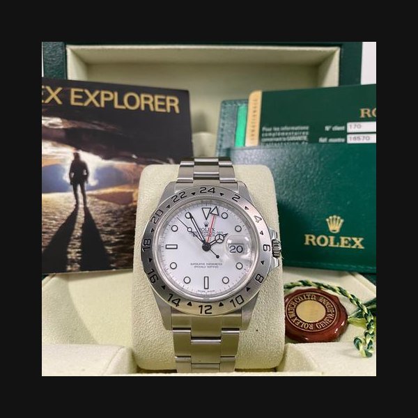 Rolex Rolex Explorer IIVery Good Condition 2009 Explorer II "Polar" 16570 FULL SET 3186 Movement