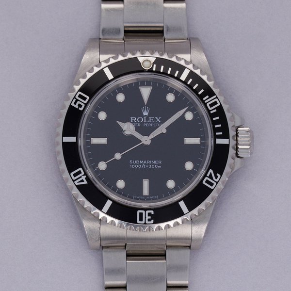 Rolex Submariner Steel 14060M Two-Line Dial Box and Papers