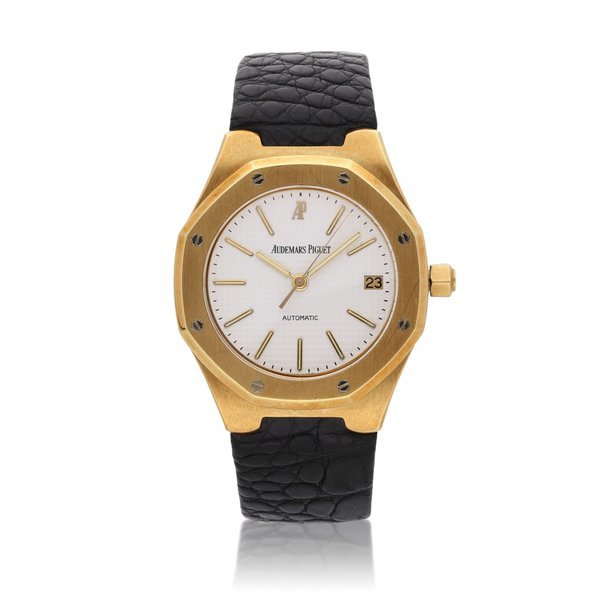 Audemars Piguet Reference 14800BA Royal Oak | A yellow gold wristwatch with date, Circa 1990 · 14800BA