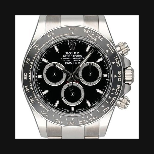 Rolex Rolex DaytonaCosmograph Daytona 126500LN Black Dial Mens Watch Box Papers