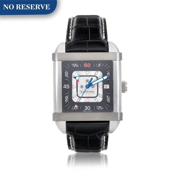 JeanRichard JeanRichard | Reference 67118, A titanium wristwatch with eccentric time display and date, Circa 2000 | 型號67118   鈦金屬腕錶，備獨特時間及日期顯示，約2000年製 · 67118