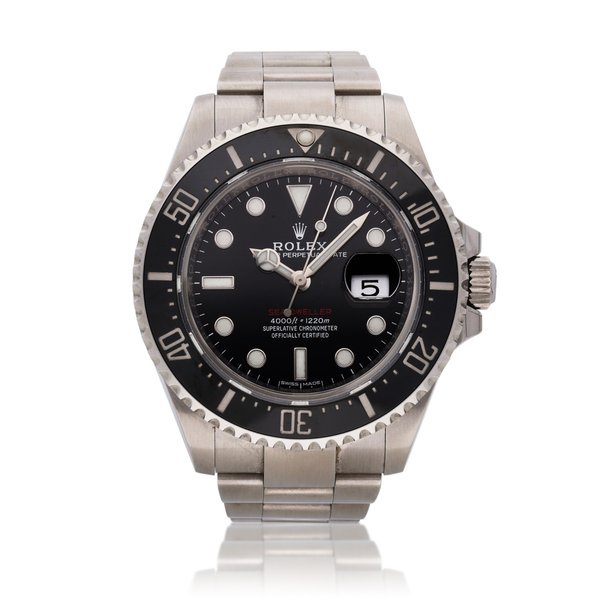 Rolex Reference 126600 Sea-Dweller | A stainless steel wristwatch with date, helium escape valve and bracelet, Circa 2017 · 126600