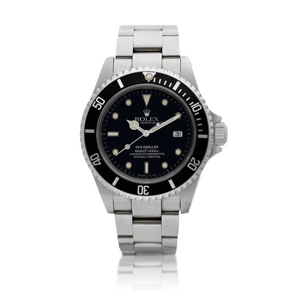 Rolex Sea-Dweller, Reference 16600 | A stainless steel wristwatch with date and bracelet, Circa 1996 | 勞力士 Sea-Dweller 型號16600 | 精鋼鏈帶腕錶，備日期顯示，約1996年製 · 16600