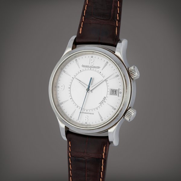 Jaeger-LeCoultre Master Reveil Memovox, Reference 141.8.97/1 | A stainless steel wristwatch with alarm and date | Circa 2002 · 141.8.97/1