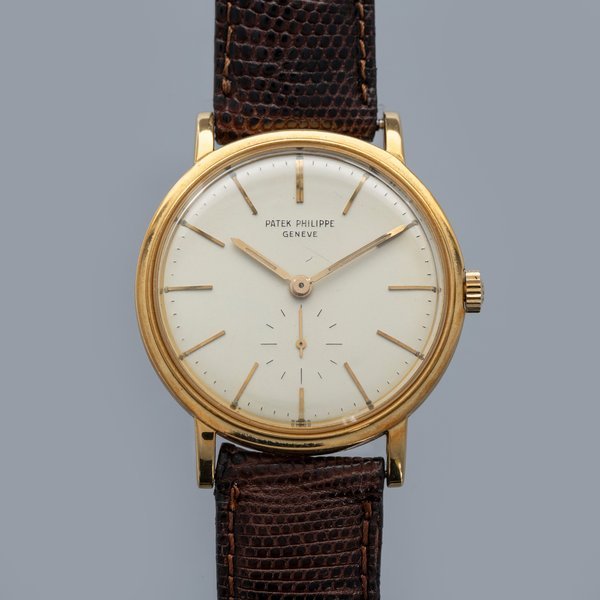 Patek Philippe Patek Philippe Waterproof Calatrava 3429 18k YG with Certificate of Origin
