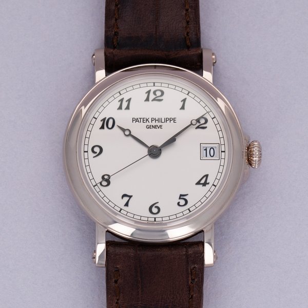 Patek Philippe Patek Philippe Calatrava Officer's Case 5153G-012 London Edition White Breguet Dial 18k WG