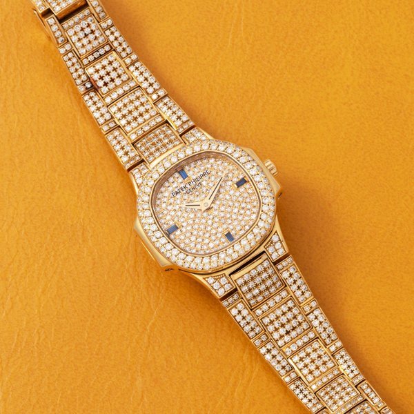 Patek Philippe Patek Philippe Nautilus Ladies Diamonds and Sapphires