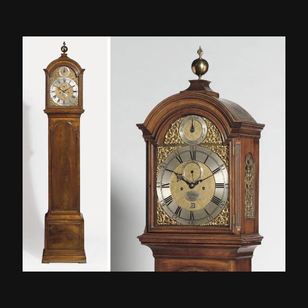  A George III mahogany and brass-mounted eight day longcase clock THOMAS MUDGE, LONDON. CIRCA 1770