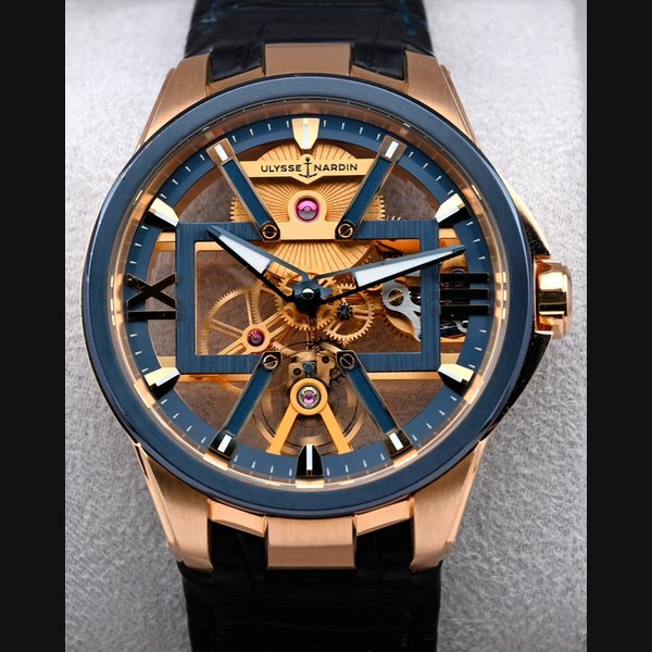 Ulysse Nardin 2021 Ulysse Nardin Blast X 42MM Skeleton Dial Leather Strap (3716-260/03) · 3716-260/03