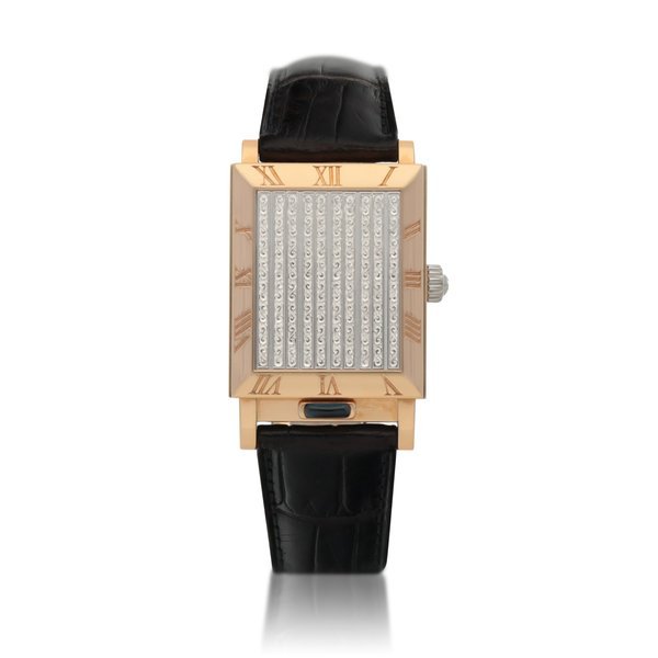 Vacheron Constantin Jalousie, Ref. 91004/000B Limited edition white gold and pink gold wristwatch with concealed dial Circa 1998 · 91004/000B