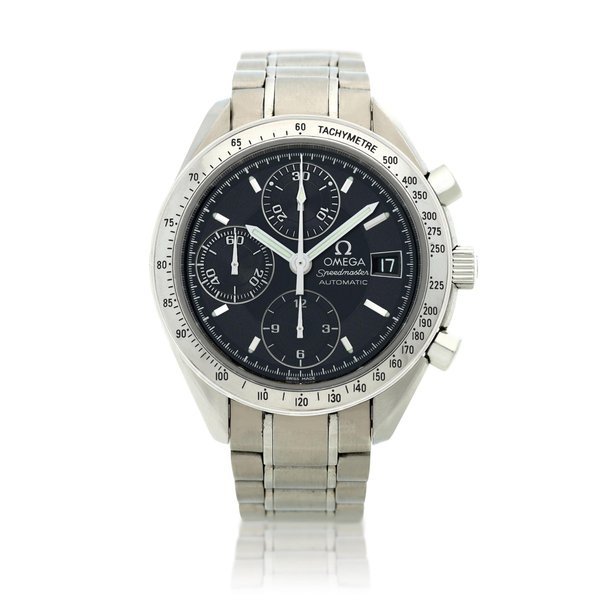 Omega Reference 3513.50.00 Speedmaster A stainless steel chronograph wristwatch with date and bracelet, Circa 2005
