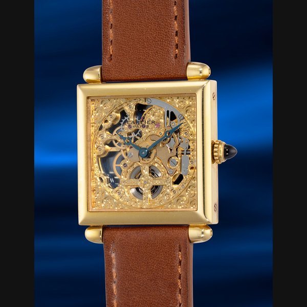 Cartier Cartier Ref. W153335, 2380C Tank Obus Skeleton CPCP