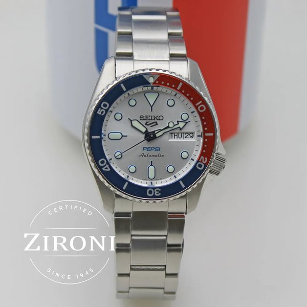 Seiko 5 Sport – Pepsi Limited Edition – 38 mm – automatic – TOP CONDITIONS 2025 Ref. 05262273