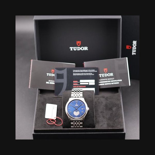 Tudor1926 Luna New 12/2025 Full Set 91560 Tudor 1926 Luna 39mm Blue Dial Ref. 91560-0002