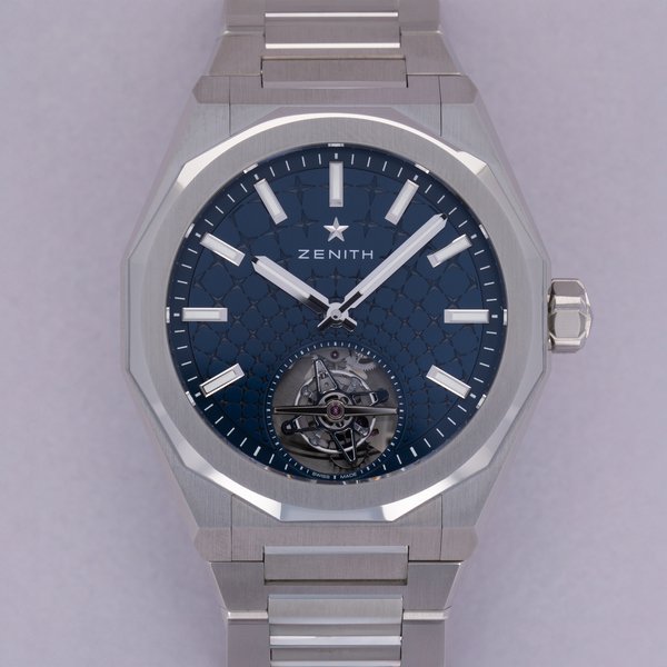 Zenith Zenith Defy Skyline Tourbillon 03.9300.3630 Blue Dial Stainless Steel