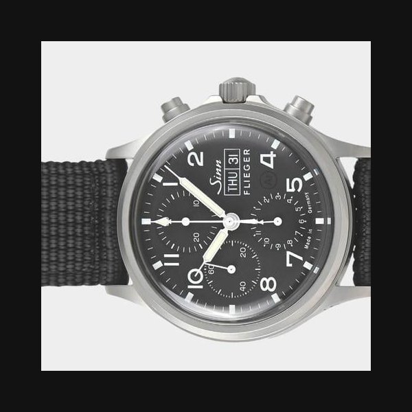Sinn Sinn 358Steel / 42 mm / Box&Papers / 358. FLIEGER LEATHER