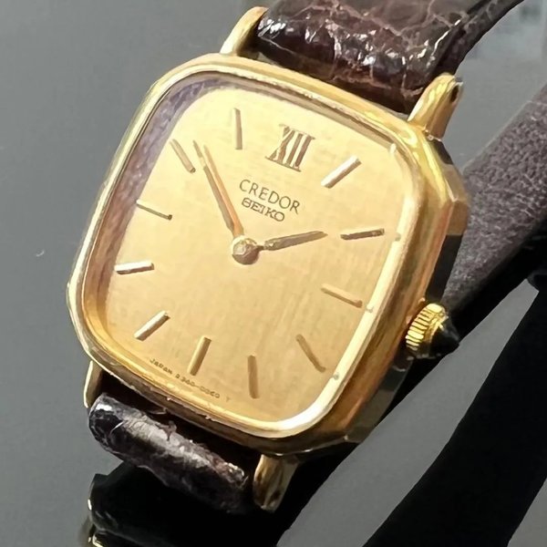 Seiko CREDOR 18KT Solid Gold Quartz Watch by Seiko