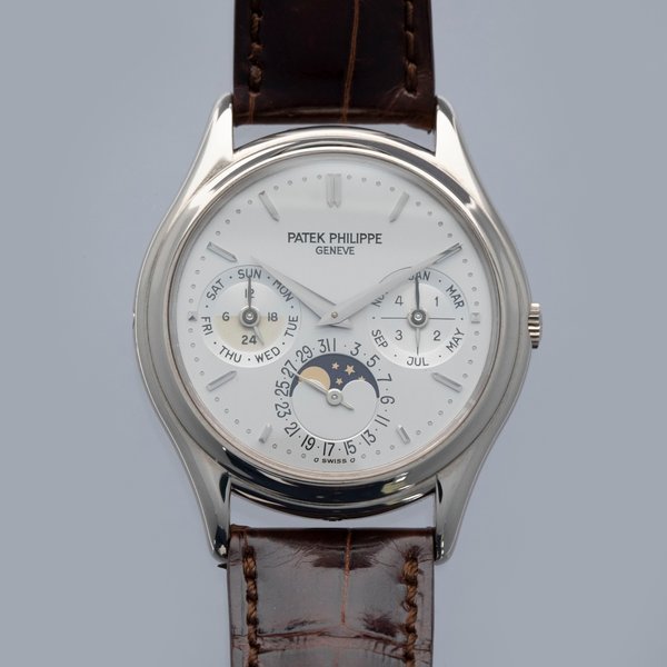 Patek Philippe Patek Philippe Perpetual Calendar 3940G Second Series Box and Papers 18k WG