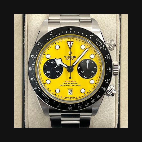 Tudor Black BayNew 2026 Bumblebee Chronograph 39mm Steel 79310N Brand New Full Set Ref. M79310N-0001