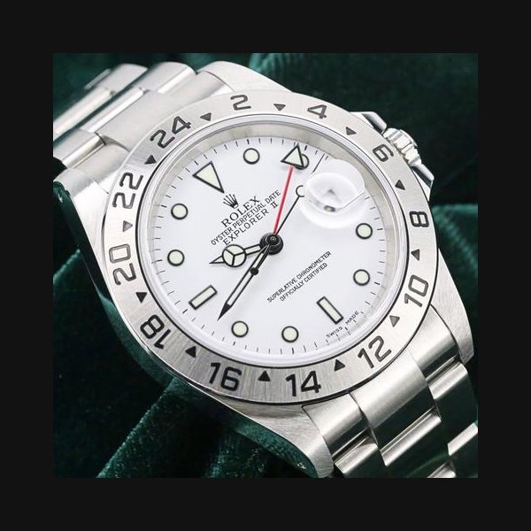 Rolex Rolex Explorer IIMINT COMPLETE SET Explorer II "Polar" Swiss Made White Dial Oyster Bracelet Steel 16570