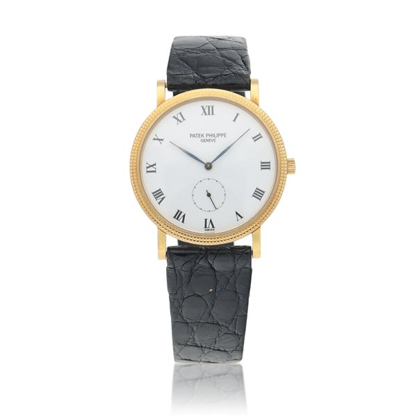 Patek Philippe Calatrava Ref. 3919, Yellow gold wristwatch Circa 1990