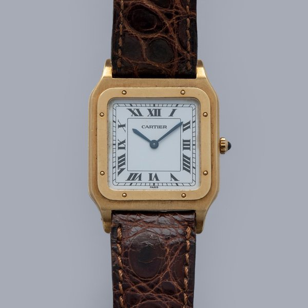 Cartier Cartier Paris Santos Dumont 96504 Extra Plat 18k YG