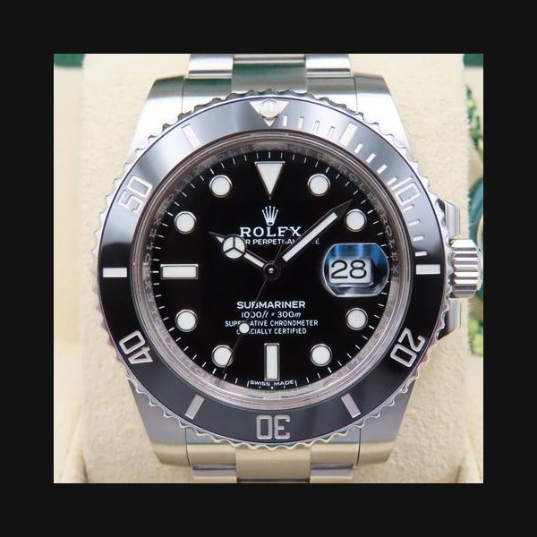 Rolex Rolex Submariner Date2018 Box Papers Men's Pre-Owned 40mm Wristwatch