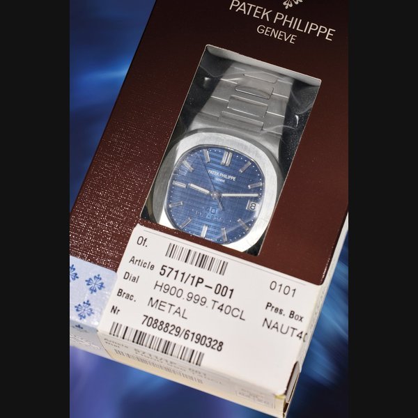 Patek Philippe Patek Philippe Ref. 5711/1P-001 Nautilus "40th Anniversary, Factory Double-Sealed"