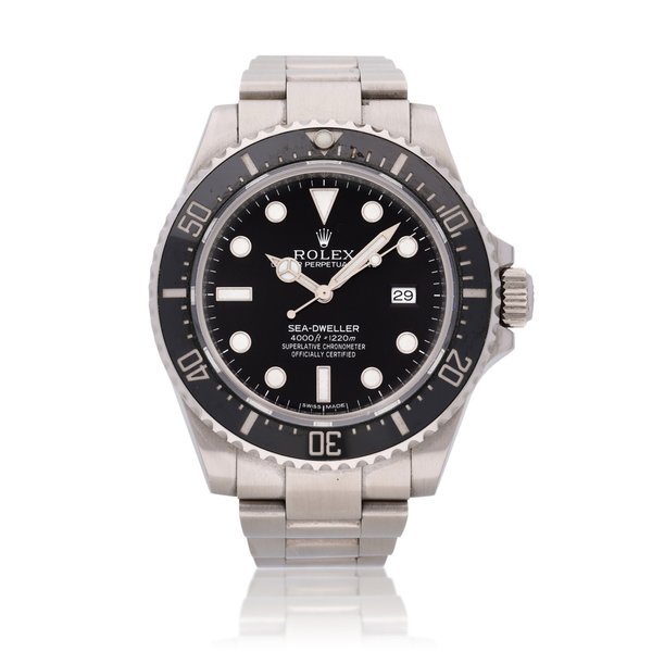 Rolex Reference 116600 Sea-Dweller | A stainless steel wristwatch with date, helium escape valve and bracelet, Circa 2017 · 116600