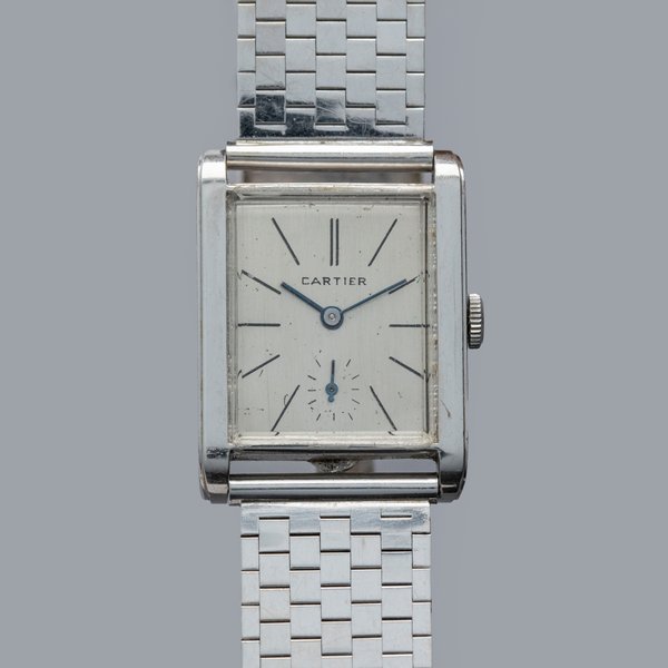 Cartier Cartier New York Tank 1970 Audemars Piguet Movement 18k WG with C+B 14k Bracelet