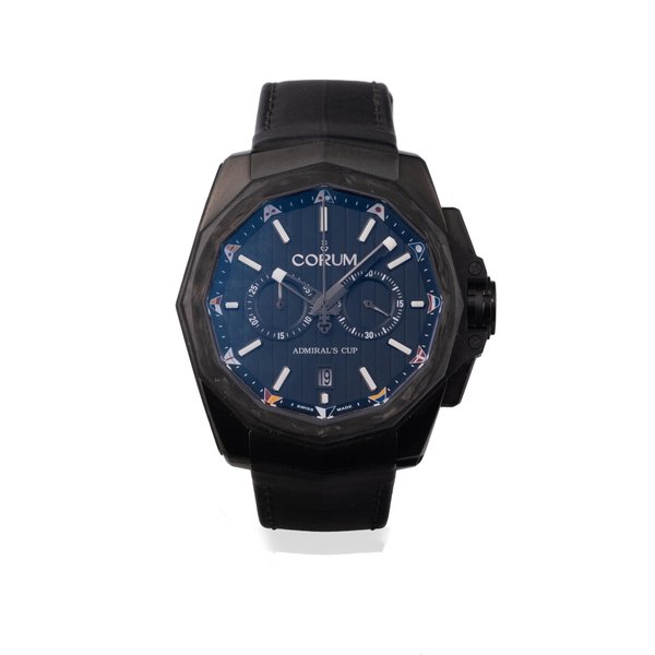 Corum Ref 116 101 36 0F61 An20 Admiral S Cup Ac One Black Pvd Chronograph