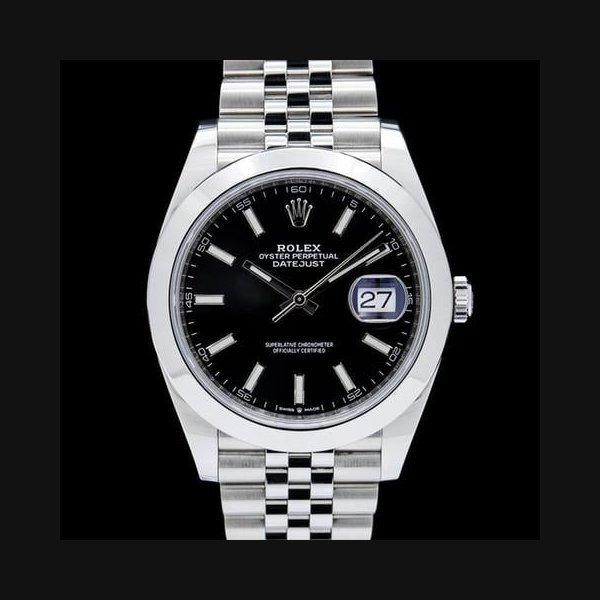 Rolex Rolex Datejust126300 Datejust 41 SS Black Dial
