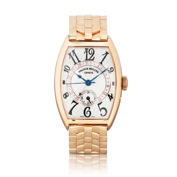Franck Muller Casablanca Master Calendar, Ref. 5850 Q 24    Montre bracelet en or rose avec date et bracelet |  Pink gold wristwatch with date and bracelet    Vers 2002 |  Circa 2002 · 5850